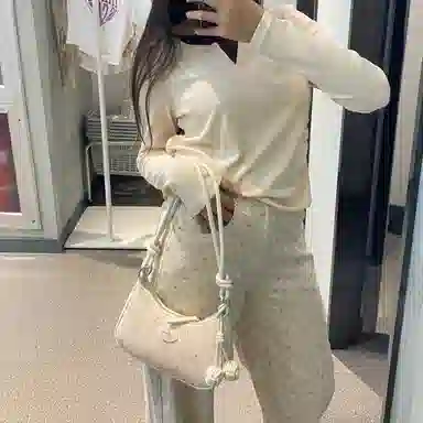 Jane Klain Strawberry Print Bag