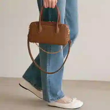 Jane Klain Boston Bag Brown