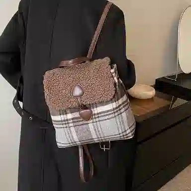 Jane Klain Backpack Blue/Grey