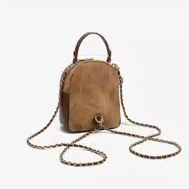 JANE KLAIN Melard Embroidered Backpack Brown