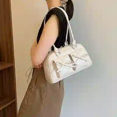 Jane Klain White Handbag