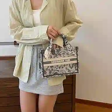 Jane Klain Tote Bag Blue