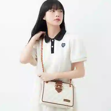 Jane Klain Quilted Shoulder Bag White