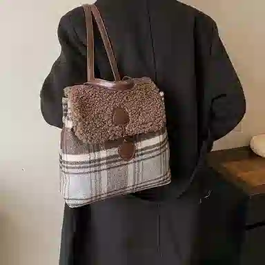 Jane Klain Backpack Blue/Grey