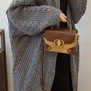 JANE KLAIN Crossbody Bag Black Brown