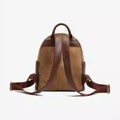 JANE KLAIN Melard Embroidered Backpack Brown