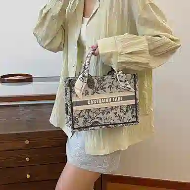 Jane Klain Tote Bag Blue