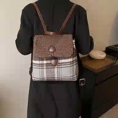 Jane Klain Backpack Blue/Grey