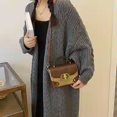 JANE KLAIN Crossbody Bag Black Brown