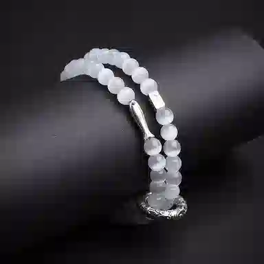 印象眸 新中式小众设计精致简约高级感时尚上岸锦鲤诸事顺利多圈转运珠玉手饰 礼盒包装#好运 琉璃 手串 男女同款情侣款