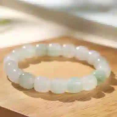 印象眸 转运珠 新中式简约古风经典清新素雅 天山翠 手串 男女同款情侣款 礼盒装