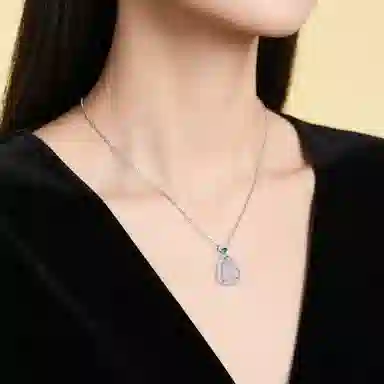 【平安福禄】 印象眸 新中式清冷淡风气质优雅福气满满国潮轻奢显白网红百搭如意葫芦贵气感锁骨链 礼盒包装#好运 玉髓 项链 女款