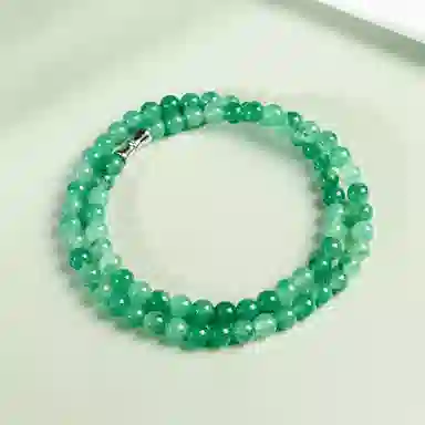 印象眸 新中式小众设计精致简约轻奢百搭通勤风#好运 独龙玉 玉石项链 女款