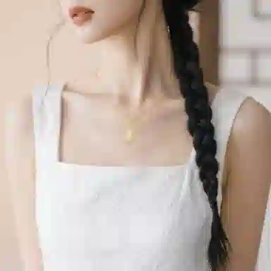 印象眸 【平安福禄】新中式国风竹叶节节高升上岸通勤风百搭贵气感冷淡风气质优雅福气满满葫芦锁骨链 礼盒包装#好运 玉髓 项链 女款