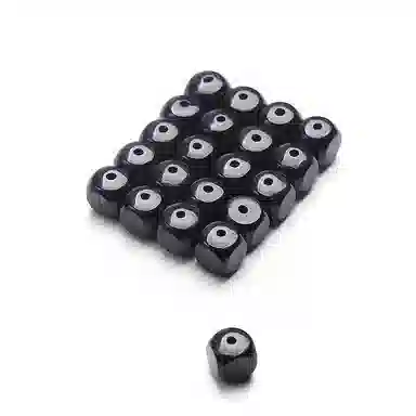 印象眸 新中式精致简约通勤古风高级感小众设计气质显白时尚黑方糖转运珠手饰 礼盒包装#好运天然 玛瑙 手串 男女同款情侣款