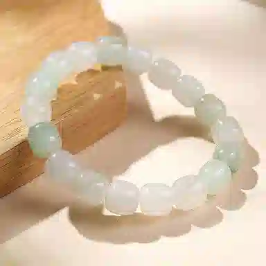 印象眸 转运珠 新中式简约古风经典清新素雅 天山翠 手串 男女同款情侣款 礼盒装