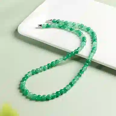 印象眸 新中式小众设计精致简约轻奢百搭通勤风#好运 独龙玉 玉石项链 女款