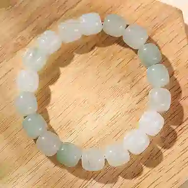 印象眸 转运珠 新中式简约古风经典清新素雅 天山翠 手串 男女同款情侣款 礼盒装