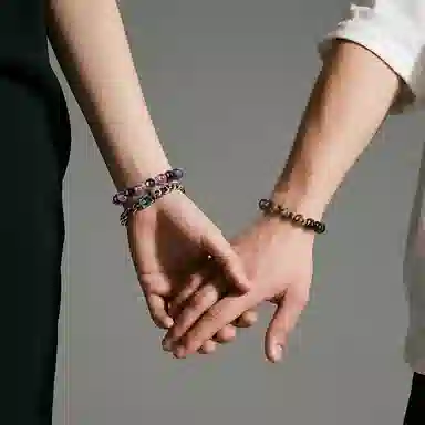 印象眸 新中式小众设计精致简约高级感气质单圈诸事顺利玉手饰 礼盒包装#好运 黑曜石 手串 男女同款情侣款