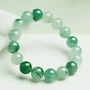 印象眸 新中式飘花翠色气质显白高级感古风简约手饰天然 非洲翠 手串 男女同款情侣款
