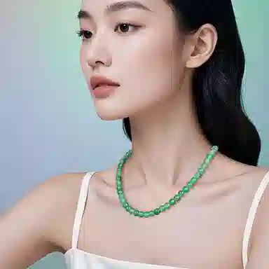 印象眸 新中式小众设计精致简约轻奢百搭通勤风#好运 独龙玉 玉石项链 女款