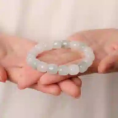 印象眸 转运珠 新中式简约古风经典清新素雅 天山翠 手串 男女同款情侣款 礼盒装