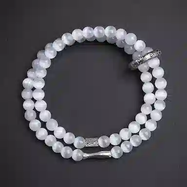 印象眸 新中式小众设计精致简约高级感时尚上岸锦鲤诸事顺利多圈转运珠玉手饰 礼盒包装#好运 琉璃 手串 男女同款情侣款