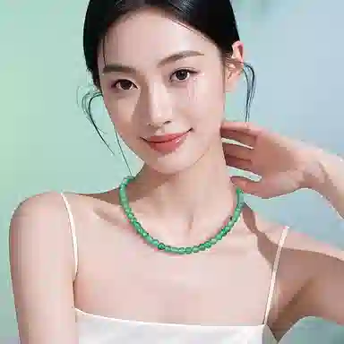 印象眸 新中式小众设计精致简约轻奢百搭通勤风#好运 独龙玉 玉石项链 女款