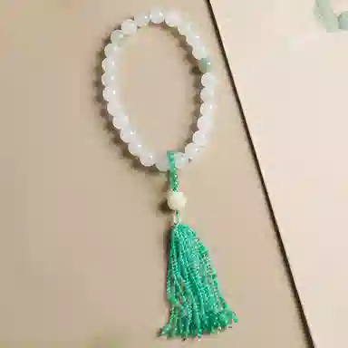 印象眸 转运珠 新中式古风简约经典清新设计感纳福手持 天山翠 手串 男女同款情侣款 礼盒装