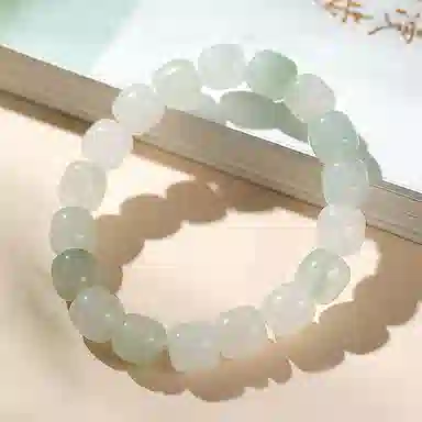 印象眸 转运珠 新中式简约古风经典清新素雅 天山翠 手串 男女同款情侣款 礼盒装