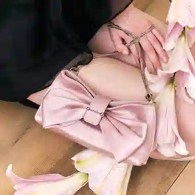 Muuluu Party Bag Satin Pink