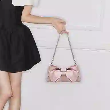 Muuluu Party Bag Satin Pink