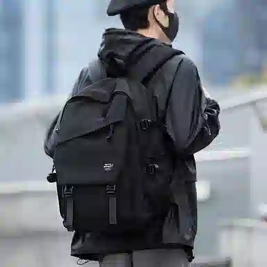 木村耀司 休闲简约百搭大容量初高中大学生通勤潮流多功能旅游 牛津纺 双肩包书包旅行包电脑包背包 常规 男女同款 多色