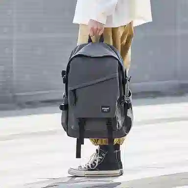 木村耀司 休闲简约百搭大容量初高中大学生通勤潮流多功能旅游 牛津纺 双肩包书包旅行包电脑包背包 常规 男女同款 多色