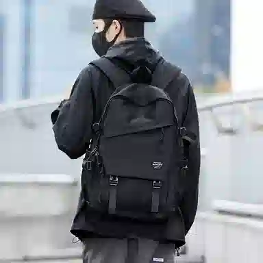 木村耀司 休闲简约百搭大容量初高中大学生通勤潮流多功能旅游 牛津纺 双肩包书包旅行包电脑包背包 常规 男女同款 多色