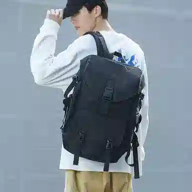 木村耀司 休闲简约大容量 牛津纺 双肩包