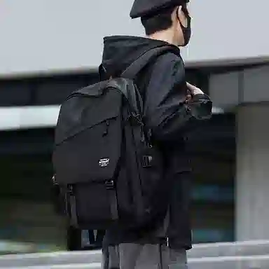 木村耀司 休闲简约百搭大容量初高中大学生通勤潮流多功能旅游 牛津纺 双肩包书包旅行包电脑包背包 常规 男女同款 多色