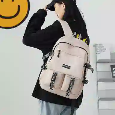 木村耀司 休闲运动简约百搭大容量初高中大学生上班通勤潮流多功能 牛津纺 双肩包书包旅行包电脑包背包 男女同款 多色 大号