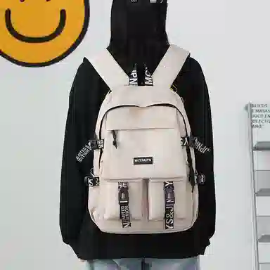 木村耀司 休闲运动简约百搭大容量初高中大学生上班通勤潮流多功能 牛津纺 双肩包书包旅行包电脑包背包 男女同款 多色 大号