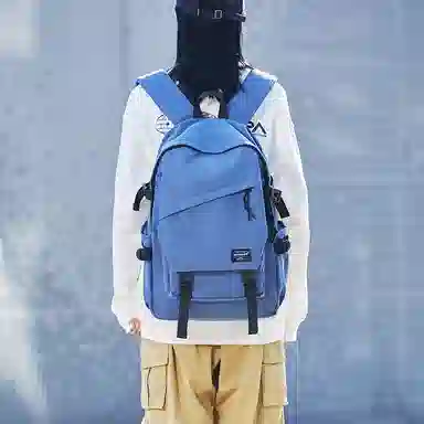 木村耀司 休闲简约百搭大容量初高中大学生通勤潮流多功能旅游 牛津纺 双肩包书包旅行包电脑包背包 常规 男女同款 多色