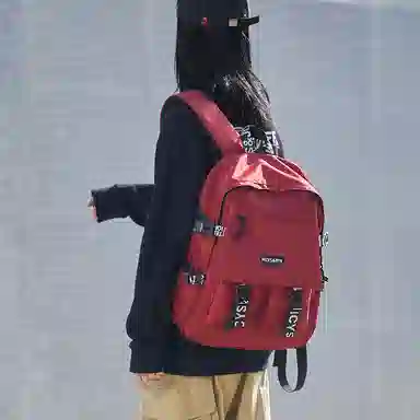 木村耀司 休闲运动简约百搭大容量初高中大学生上班通勤潮流多功能 牛津纺 双肩包书包旅行包电脑包背包 男女同款 多色 大号