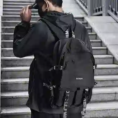 木村耀司 休闲运动简约百搭大容量初高中大学生上班通勤潮流多功能 牛津纺 双肩包书包旅行包电脑包背包 男女同款 多色 大号