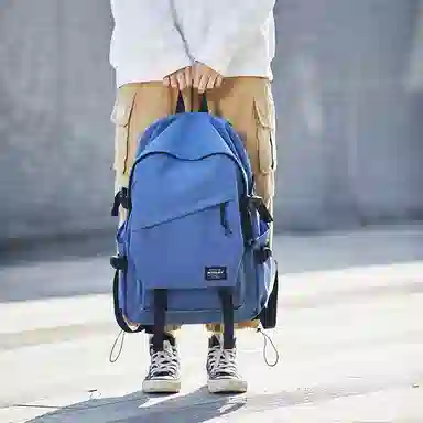 木村耀司 休闲简约百搭大容量初高中大学生通勤潮流多功能旅游 牛津纺 双肩包书包旅行包电脑包背包 常规 男女同款 多色