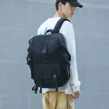 木村耀司 休闲简约大容量 牛津纺 双肩包