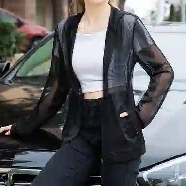 Antioffice Mesh Hooded Jacket