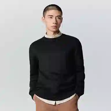 森马 简约纯色针织衫 男款