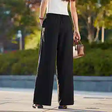 森马 中腰纯色长款休闲裤 女款