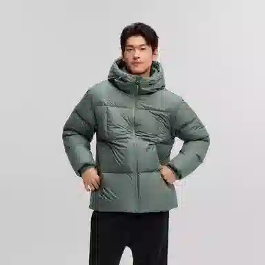 森马 超级植物潮防水外套羽绒服 男款