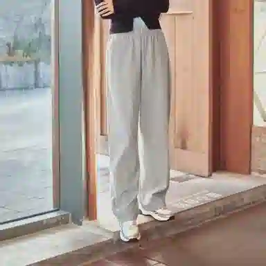 森马 中腰纯色阔腿休闲裤 女款