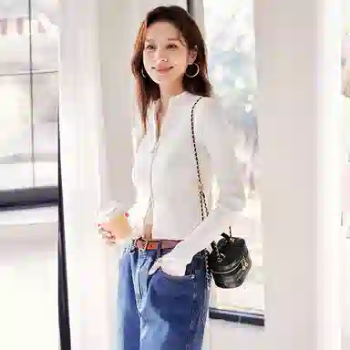 森马 小香风包包温柔 金属链条 化妆包盒子包手提包单肩斜挎包 迷你 女款 奶油色系